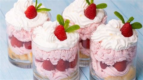 Raspberry Mousse Cups Creamy And Tasty Perfect For Dessert