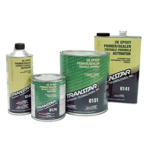 Transtar 2k Epoxy Primer Black Qt