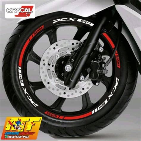 Jual Sticker Velg Pcx Variasi Motor Lis Velg Stiker Velg Motor Pcx