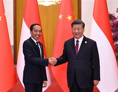 Xi Jinping Sostiene Conversaciones Con Presidente De Indonesia Joko Widodo