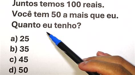 Todos Erraram Essa Quest O De Matem Tica Youtube