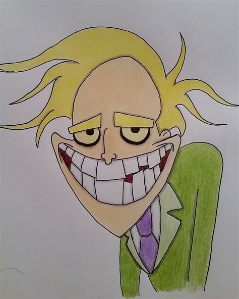 Freaky Fred (courage the cowardly dog) : r/drawing