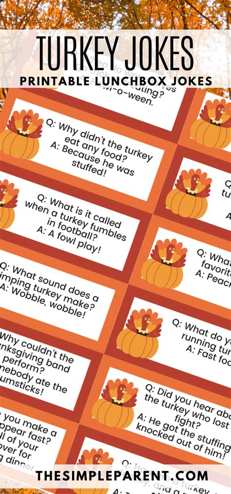 50 Funny Turkey Jokes For Kids • The Simple Parent