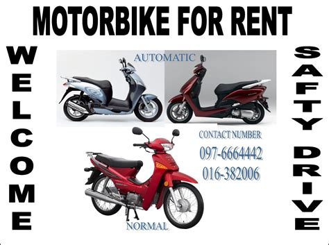 A Dream Travel: New Motorbike for Rent