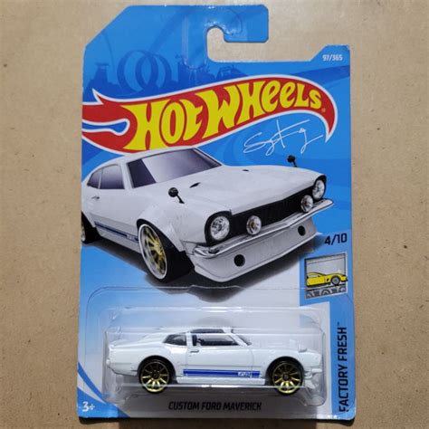 Jual HOT WHEELS CUSTOM FORD MAVERICK FACTORY FRESH WHITE Shopee Indonesia