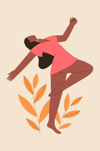 Premium Vector Dancing Woman Vector Illustration Latino Girl In Dance