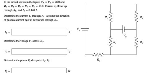 Solved In The Circuit Shown In The Figure VA VB 28 0 Chegg