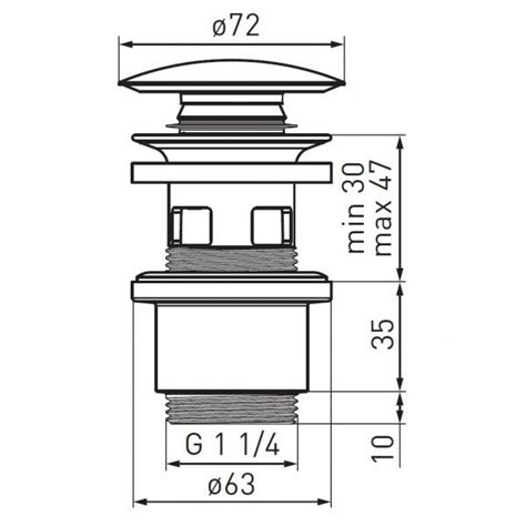 Ventil Scurgere Cu Dop Ceramic Alb Click Clack Emag Ro