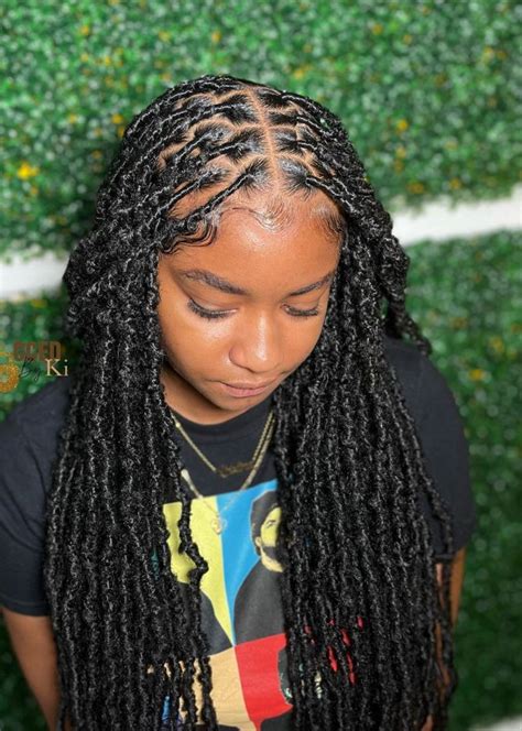 Pin By Alysha🦋 On Hairrr Faux Locs Hairstyles Hair Twist Styles Natural Hair Braids