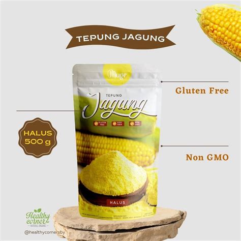 Jual Mugo Tepung Jagung Halus 500 Gr Corn Meal Halus Gluten Free Non Gmo Shopee Indonesia