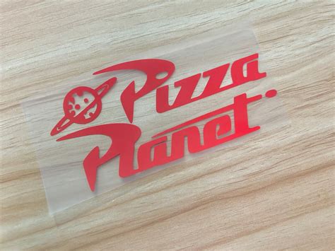 Pizza Planet Vinyl Car Window Decal Toy Story Laptop Sticker Pixar