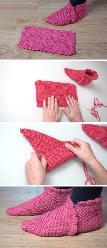 Easy Folded Slippers Crochet Tutorial Crochet Home Crochet