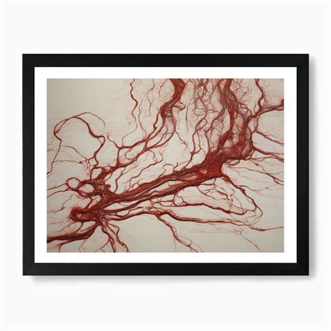 Blood Vessels Art Print By Jithin Fy