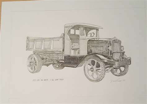 1925 GMC BIG BRUTE K 102 Dump Truck By David Connor An Original