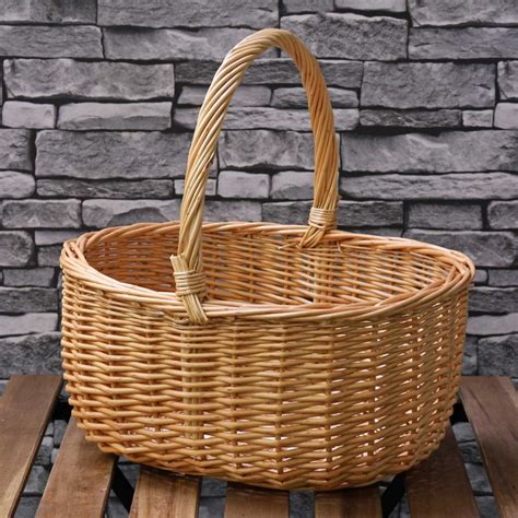 Hollander Wicker Shopping Basket - The Basket Company