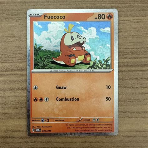 Fuecoco Holo Mcdonald Mcd Pikachu Pokemon Card Pokemon Card