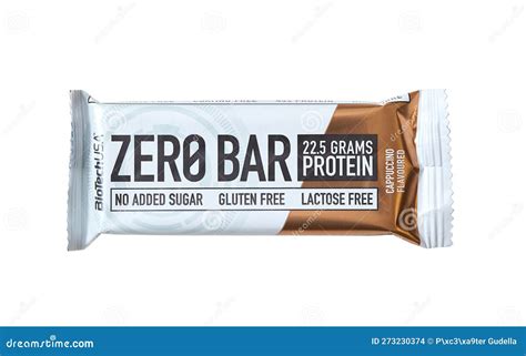 Protein Bar Biotech Zero Bar Close Up Editorial Stock Image Image Of