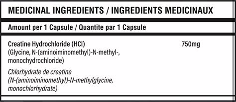 Vndl Project Creatine Hcl 120 Caps Canadas Supplement Store Naturally Fit