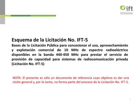 Pdf Esquema De La Licitaci N No Ift Pdf Fileesquema De La