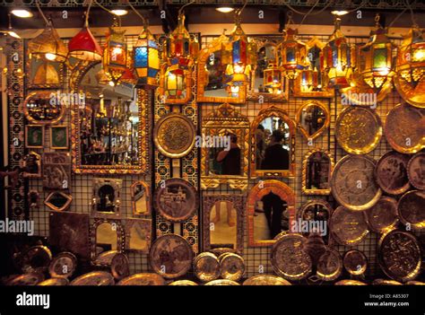 Close up of market stall medina Hammamet Tunisia Stock Photo - Alamy