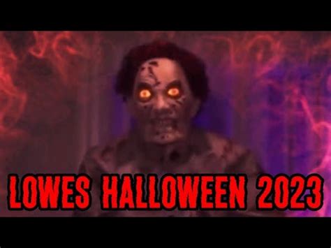 Lowes Halloween Animatronics 2023 Overview YouTube