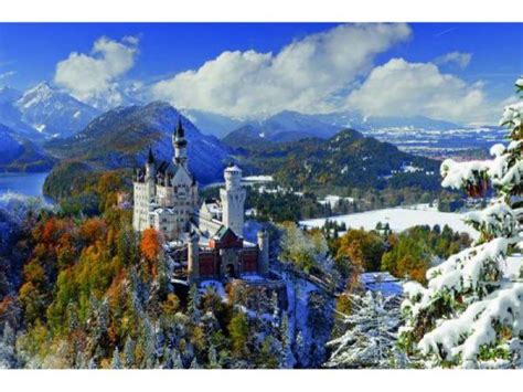 Puzzle Neuschwanstein In Inverno 3 000 Pezzi Puzzle Mania It