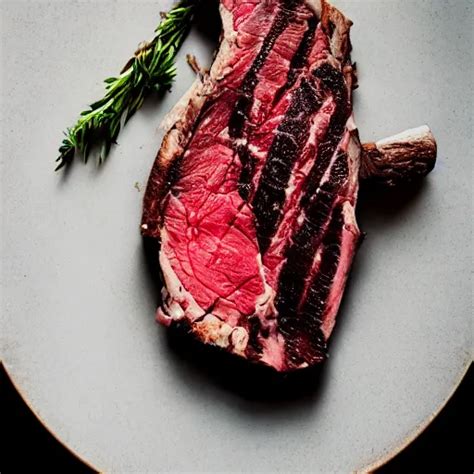 Photo Of A Expensive Tomahawk Steak Beautifully Lit Stable