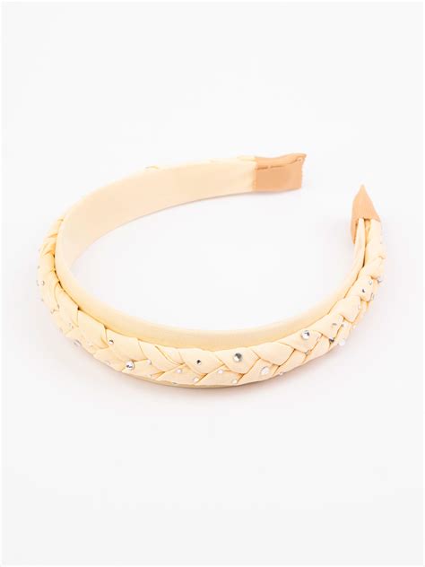 Embellished Braid Hair Band Limelightpk