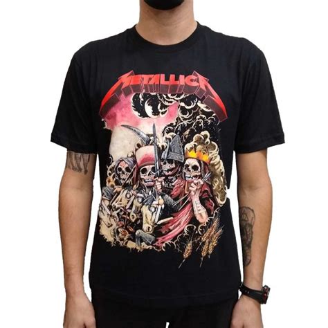 Camiseta Metallica E411 Consulado Do Rock Back In Black