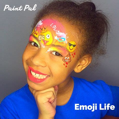 8 Best Emoji face paint images | Emoji faces, Emoji, Face painting designs