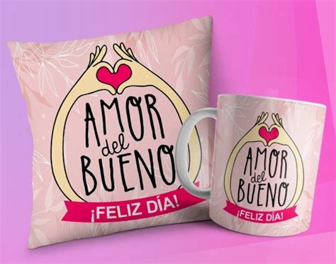 Combo Plantillas Sublimar Tazas Y Almohadones Amor San Valentín 3 Imprimikits