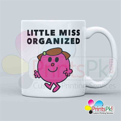 Little Miss Organized Mug, Little Miss Personalized Mug