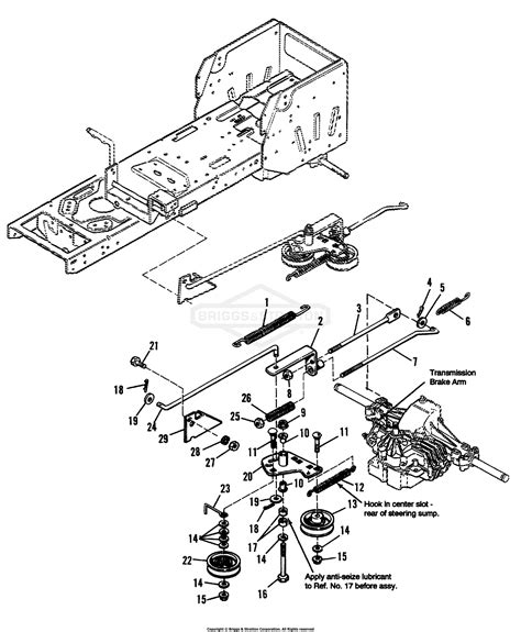 Simplicity 1692259 Regent 12 5HP Hydro Parts Diagram For Hydro Brake