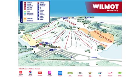 Wilmot Mountain Ski Map And Resort Information Free Piste Map