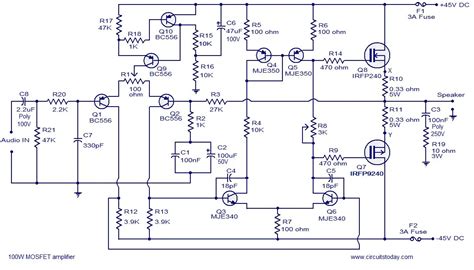 Fet Amplifier Circuit Diagram Wiring Draw And Schematic