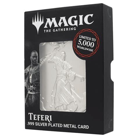 Magic The Gathering Limited Edition 999 Silver Plated Teferi Metal