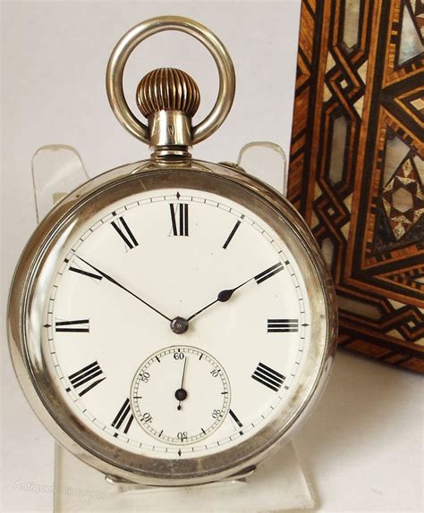 Antiques Atlas Antique Swiss Silver Pocket Watch