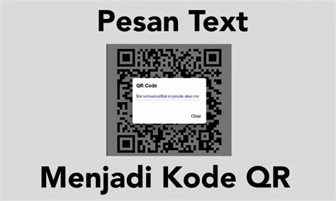 Cara Membuat Pesan Teks Menjadi Kode Qr Inwepo