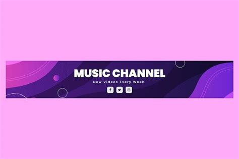 Free Vector Gradient Youtube Banner Youtube Banner Design Youtube