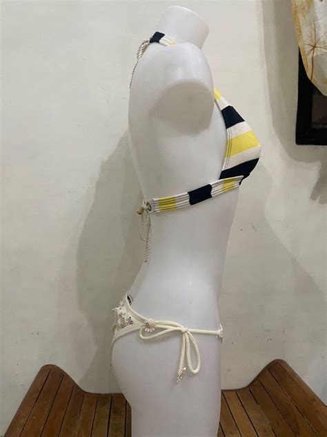 Tricolor Bikini Women S Fashion Swimwear Bikinis Swimsuits On Carousell