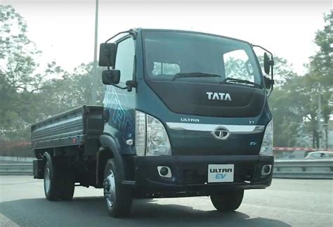 Tata Ultra T 7 Electric Indias First Electric Truck Detailed On Video