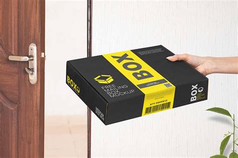 Free Mailing Box Mockup Psd