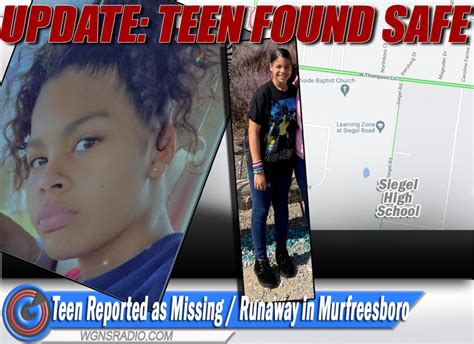 Missing Runaway Teen Has Been Located She Is Safe Wgns Radio