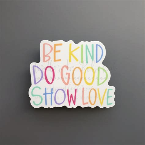 Doodles by Rebekah - Be Kind Sticker