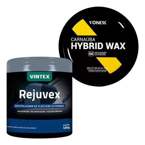 Cera Carnauba Hybrid Wax Revitalzador De Pl Stico Rejuex Frete Gr Tis