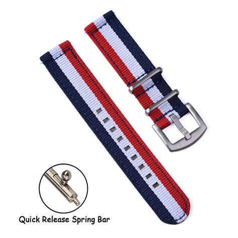 Quick Release Nato Strap Durable Nylon Watch Strap 18mm 20mm 22mm