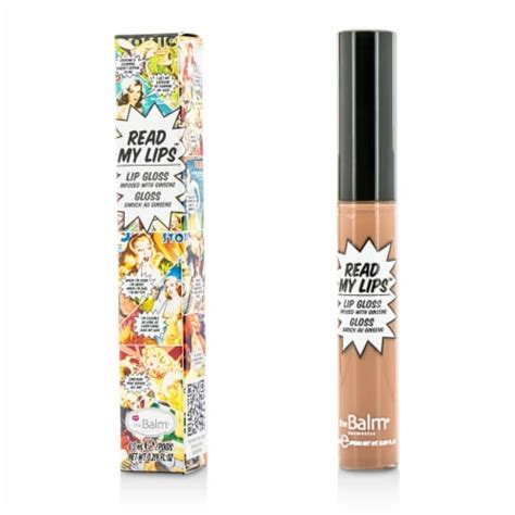 Thebalm Read My Lips Lip Gloss Infused With Ginseng Snap Ml