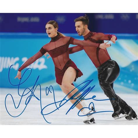 Autographe Guillaume CIZERON Gabriella PAPADAKIS