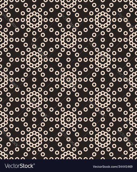 Circle Geometric Japanese Seamless Pattern Vector Image