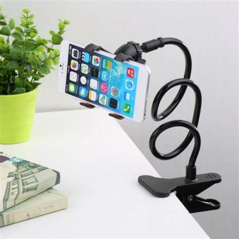 Phone Holder Bed Gooseneck Mount Mellco Cell Phone Tablet Clamp Clip